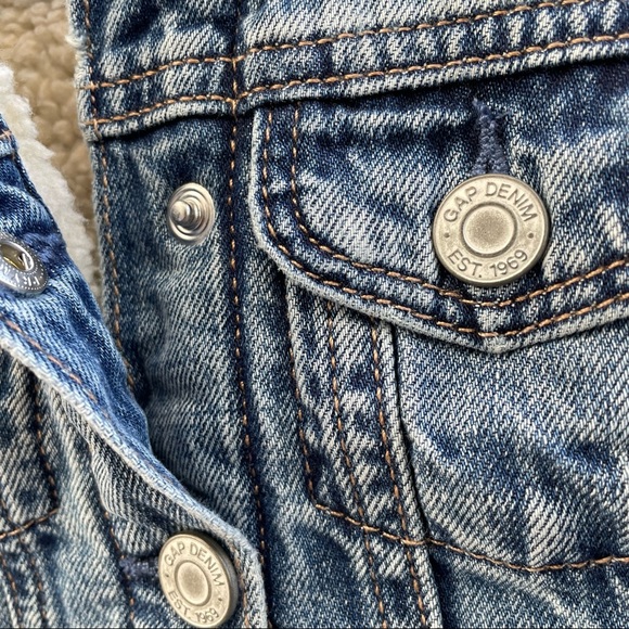 Minnie Mouse Denim Sherpa Lined Jacket size 2 yrs - Picture 5 of 14